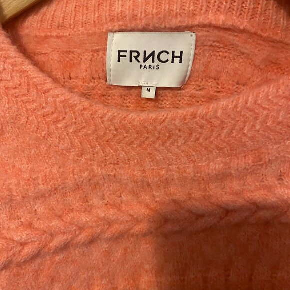 FRNCH Paris cozy pink sweater, size medium - Picture 2 of 4